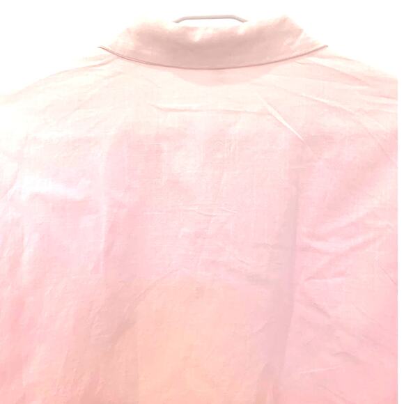 NEW In' Voland Pink Button Up Shirt 22W Roll Tab Classic Business Casual Preppy - Picture 6 of 8